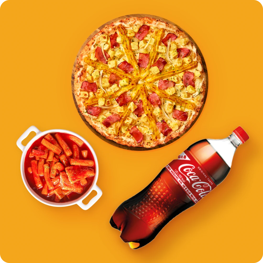 라지 피떡 세트